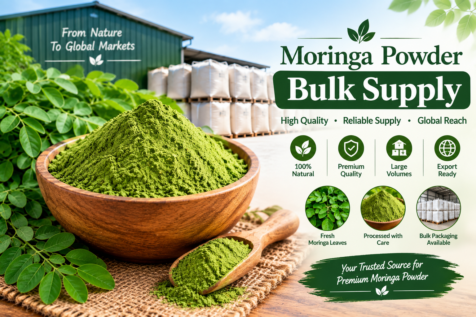 Moringa Powder Bulk Supply